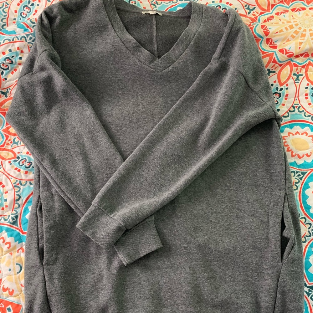 Tunic style sweatshirt
